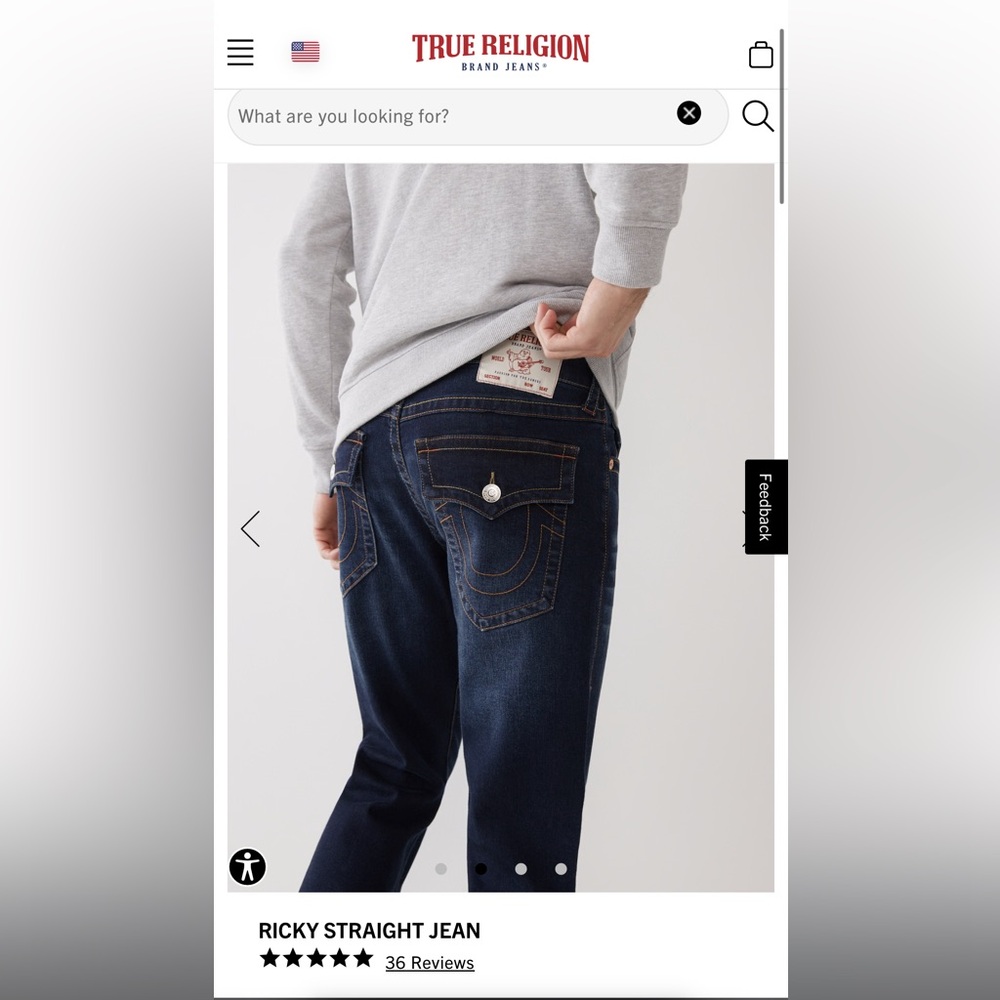 True Religion RICKY STRAIGHT JEAN